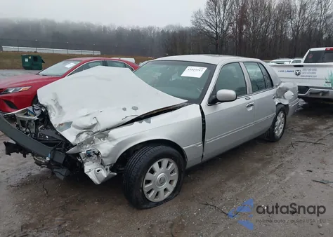 2004 Mercury Grand Marquis Ls from USA, damaged, VIN 2MEFM75W84X610223
